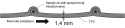 Wąż dolot snorkel nagrzewnica 1,4 310mm