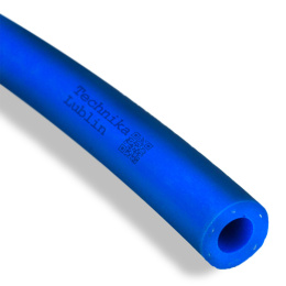 Wąż silikonowy 6mm zbrojony Kevlarem na metry, niebieski