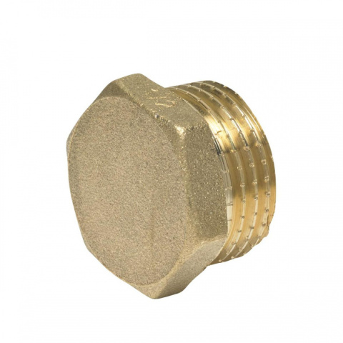Korek mosiądz 1/4" Korek mosiądz 1/4"