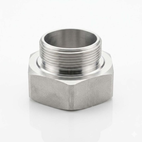 Redukcja stała aluminium 1 1/2" GZ / 2" GW