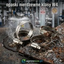 5x opaska ślimakowa poszerzana 12-20 W4 nierdzewna