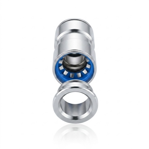 Metalowa złączka prosta 6mm