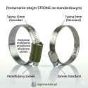 Opaska ślimakowa strong 32-50/12mm
