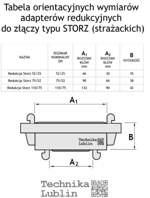 Redukcja STORZ 2"/1" 52/25