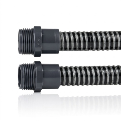 Wąż ssawny do pompy fi 25mm 7m ze złączkami gz 1"
