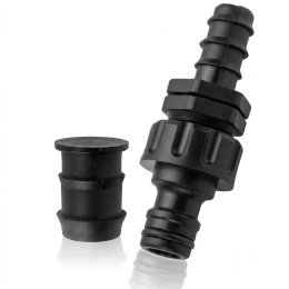 Zestaw startowy do linii nawadniającej: adapter węża+korek