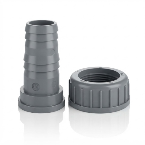 Końcówka basenowa wąż pompa 32mm x nakrętka GW 1.1/2"