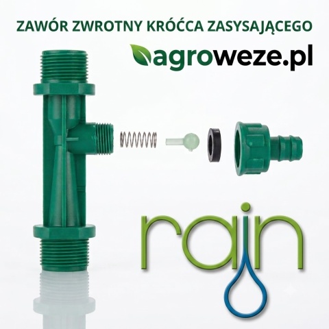 Inżektor 3/4" profesjonalny dozownik nawozów, chemikaliów