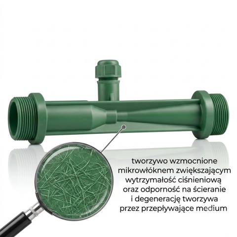 Inżektor 3/4" profesjonalny dozownik nawozów, chemikaliów