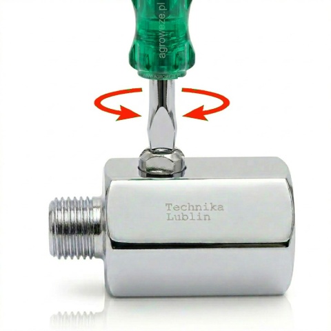 Zawór kulowy mini 3/8" GW/GW 15bar typ406