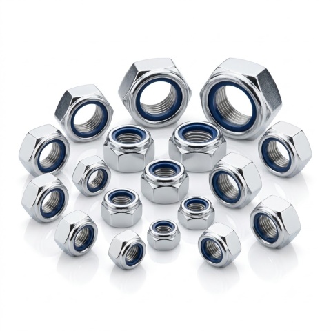 Zestaw nakrętek kontrujących z uszczelniaczem 146szt (6/20/24)