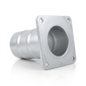 Złącze z kołnierzem 6" kwadr, króciec węża 152, rozstaw otw. 150x150mm