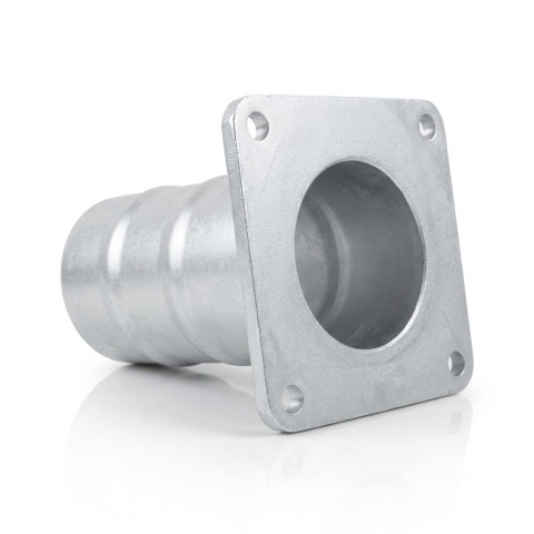 Złącze z kołnierzem 6" kwadr, króciec węża 152, rozstaw otw. 150x150mm