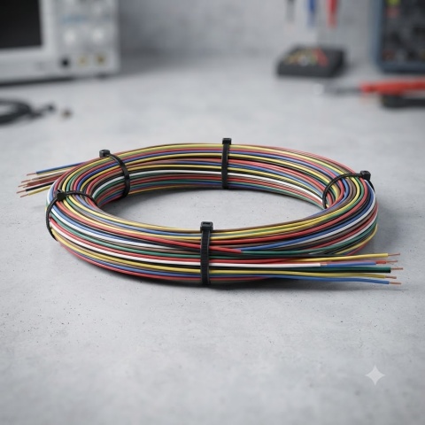 Taśma kablowa 4,8x300 BIAŁA