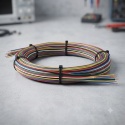 Taśma kablowa 7,6x200 "trytytka" czarna