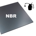 Pas gumy OLEJOODPORNEJ NBR 5mm, 25x120cm (0,25mb) niewzmocniony