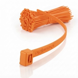 Taśma kablowa trytytka orange 300/3,6 100szt
