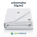 Plandeka biała 2x3m 55g/m2