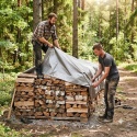 Plandeka srebrna mocna 15x16m 110g/m2