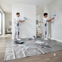 Plandeka srebrno-brązowa gruba 8x12m 210g/m2