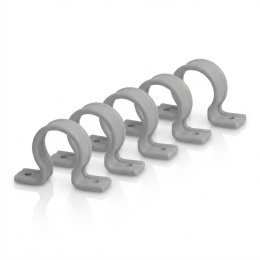 5szt uchwytów typu omega PVC do rur 32mm