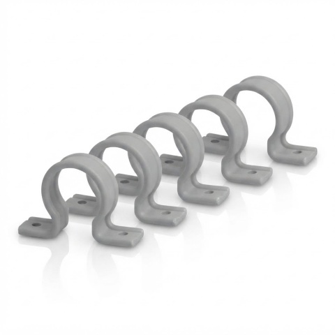 5szt uchwytów typu omega PVC do rur 32mm