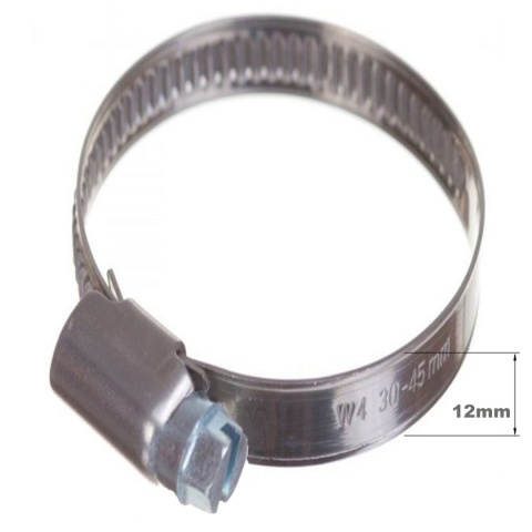 Opaska ślimakowa poszerzana W4 16-27 nierdzewna