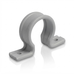 Uchwyt typu omega PVC do rury 100mm - 1szt
