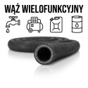 Wąż gumowy 19mm wielozadaniowy benzyna, woda, olej, powietrze