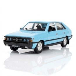 FSO Polonez niebieski, model metalowy 1:43