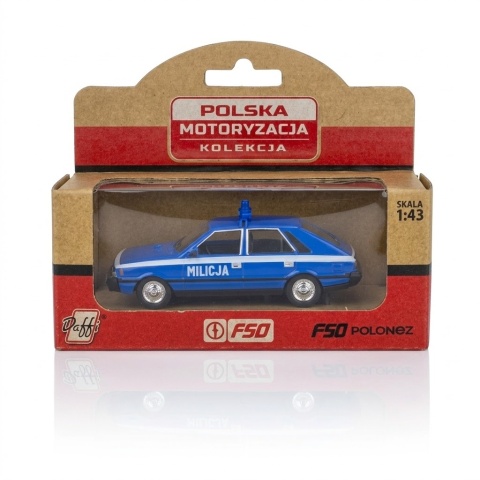 FSO Polonez Milicja, model metalowy 1:43