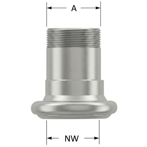 Gniazdo Bauer 50/2” z gwintem zewnętrznym