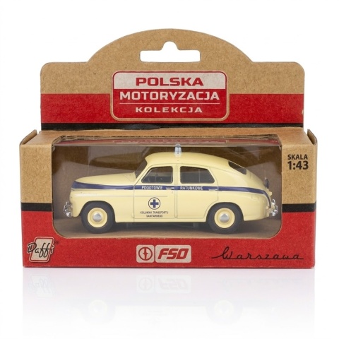 Warszawa M-20 karetka, model metalowy 1:43