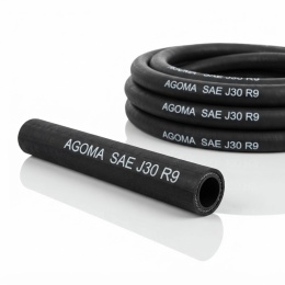 Ultra wytrzymały wąż 9,5mm, 10cm, do paliw z biokomponentami AGOMA J30 R9