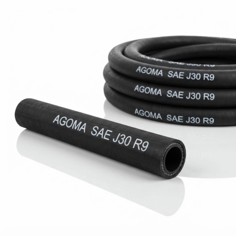 Ultra wytrzymały wąż 9,5mm, 10cm, do paliw z biokomponentami AGOMA J30 R9