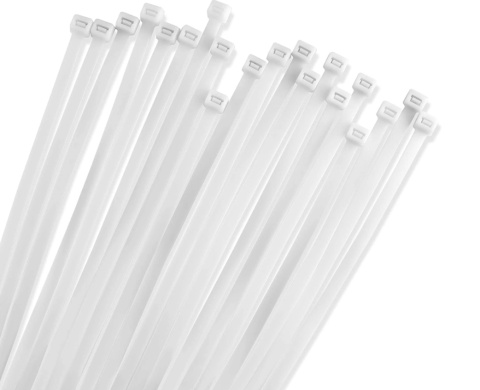 Taśma kablowa 2,5x100 BIAŁA Taśma kablowa 2,5x100 BIAŁA
