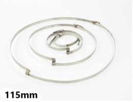 Opaska ślimakowa z mostkiem 115mm