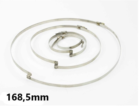 Opaska ślimakowa z mostkiem 168,5mm Opaska ślimakowa z mostkiem 168,5mm