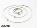 Opaska ślimakowa z mostkiem 226mm
