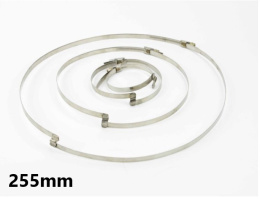 Opaska ślimakowa z mostkiem 255mm