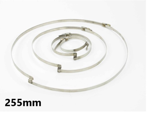 Opaska ślimakowa z mostkiem 255mm Opaska ślimakowa z mostkiem 255mm