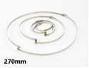 Opaska ślimakowa z mostkiem 270mm