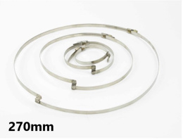 Opaska ślimakowa z mostkiem 270mm