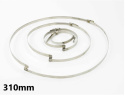 Opaska ślimakowa z mostkiem 310mm