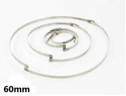 Opaska ślimakowa z mostkiem 60mm