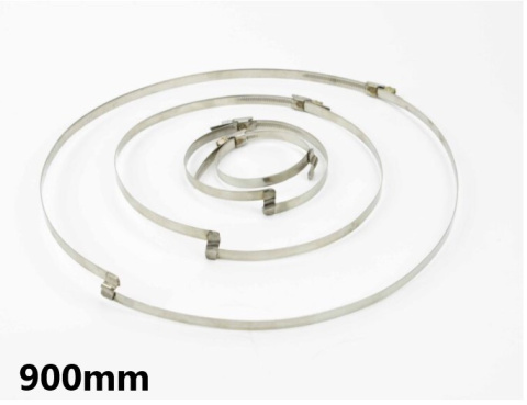 Opaska ślimakowa z mostkiem 900mm Opaska ślimakowa z mostkiem 900mm