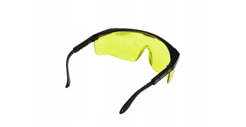 Okulary ochronne robocze BHP żółte Okulary ochronne robocze BHP żółte
