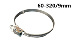 Opaska ślimakowa rozpinana 60-320/9mm