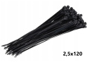Taśma kablowa 2,5x120 CZARNA