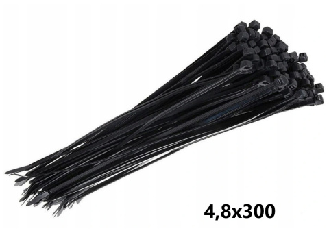 Taśma kablowa 4,8x300 CZARNA Taśma kablowa 4,8x300 CZARNA